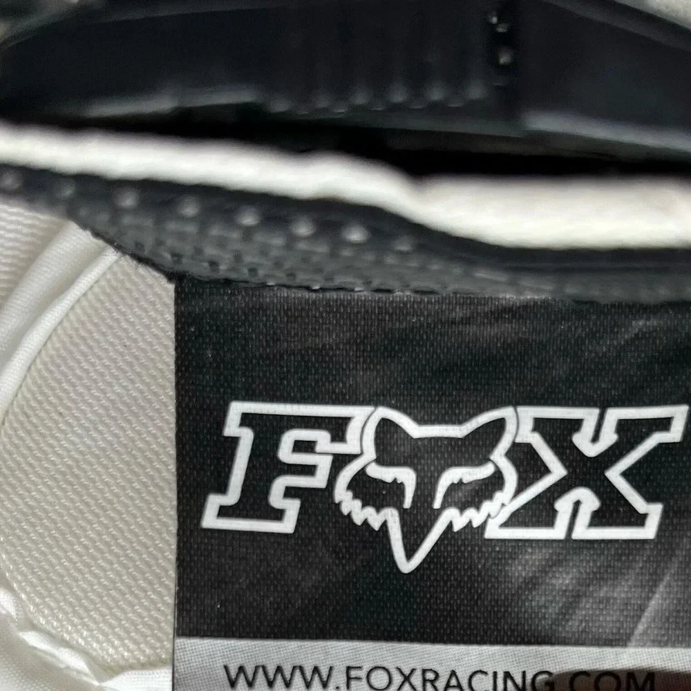 FOX Racing Pants Youth Sz 5/6 180 Motocross Riding Performance Nylon White Gray - Picture 11 of 16